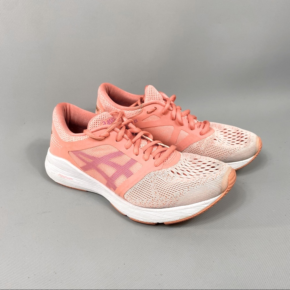 ASICS Roadhawk FF GS Coral Running Women’s Shoes Size 8